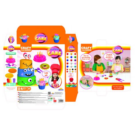 Set Plastilina Prajituri Crafy + 13 Unelte - imagine 2