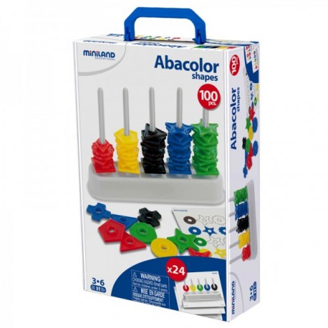 Numărătoare Abacolor Miniland | Forme și Activități - imagine 4