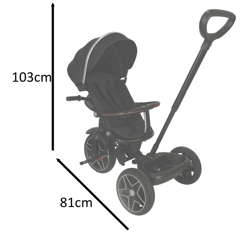 Ikonka Trike Elite Black 2-6 ani - imagine 6