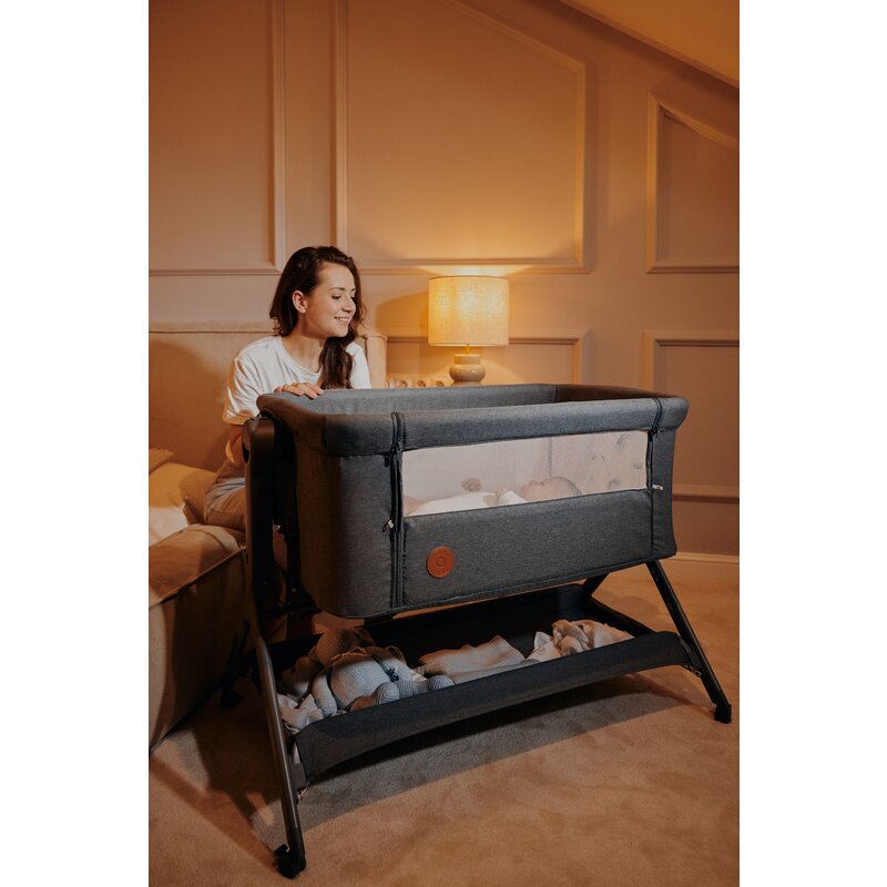 Patut Co-Sleeper Lionelo Leonie Plus Bej cu Leganare - imagine 7