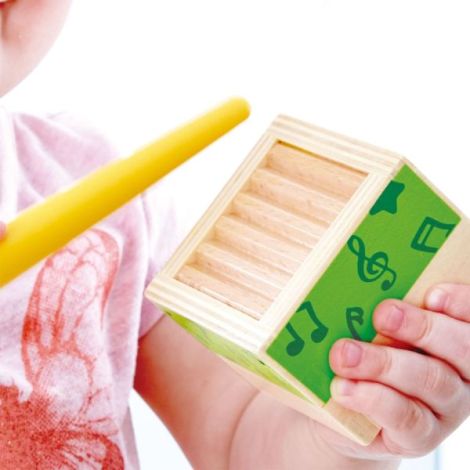 Hape Set Muzical din Lemn - 6 Piese Stivuibile - imagine 7