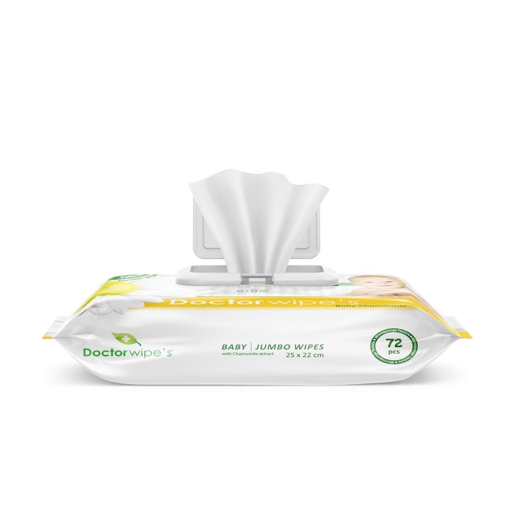 Doctor Wipes Jumbo 72b Mușețel