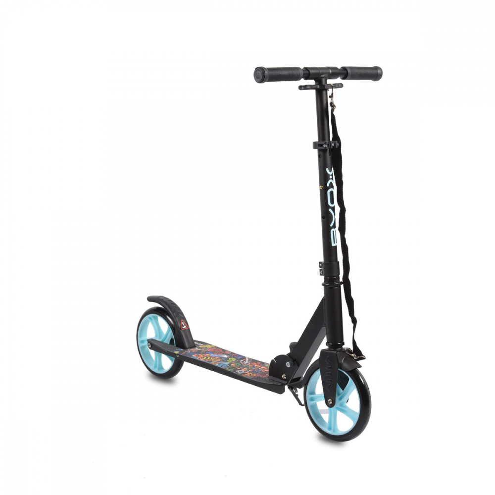 Trotineta Pliabila Byox Flurry, Aluminiu, Turcoaz - imagine 7