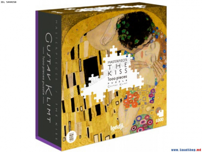 Puzzle Londji 1000 piese Klimt Sărutul - Artă Relaxantă
