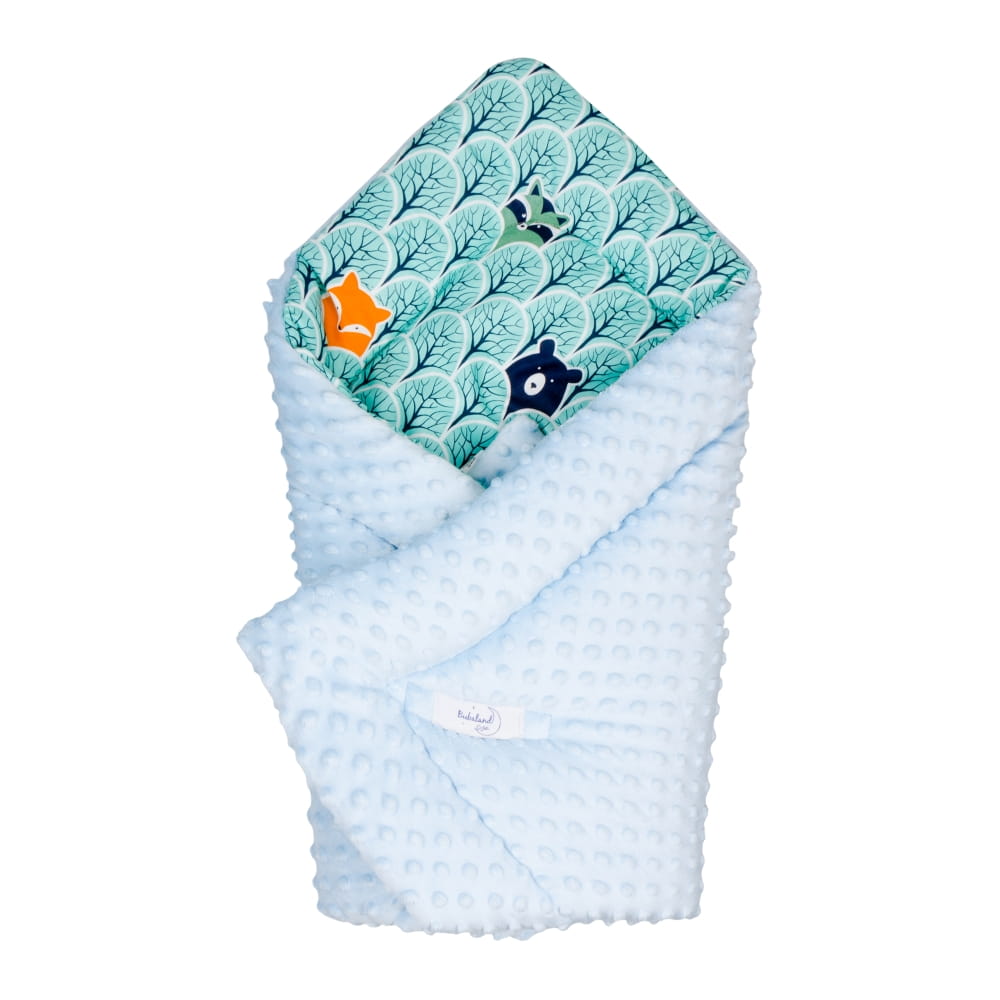 Paturica Infasat Minky Forest Bubaland 80x80 - imagine 3