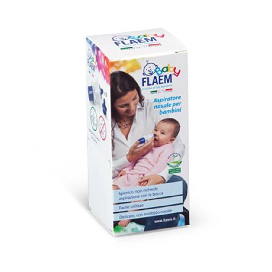 Aspirator Nazal Flaem Baby, Albastru, Igienic - imagine 4