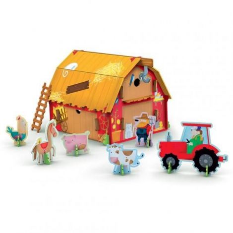 Ferma vesela 3D Sassi | Puzzle si Carte de Activitati - imagine 2