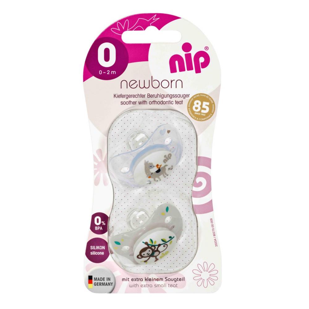 Suzeta Nip Newborn Silicon, 0-2 luni, Nr. 0 - imagine 6