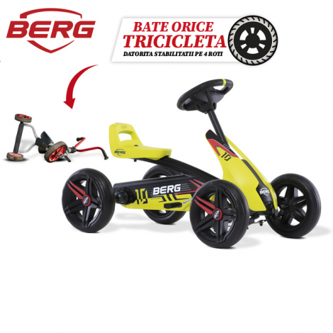 Kart Berg Buzzy Aero 2-5 Ani, Negru - imagine 7