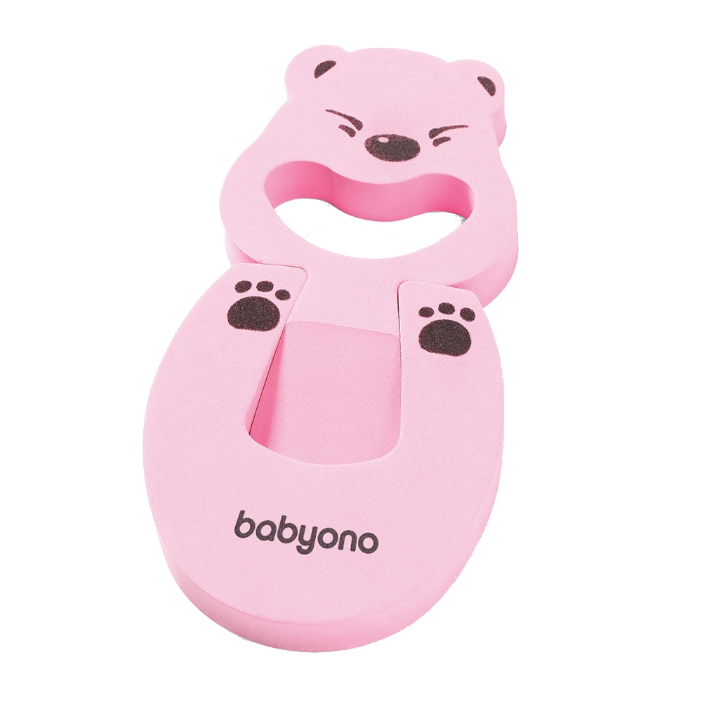 Protectie inchidere usa BabyOno roz, siguranta - imagine 2