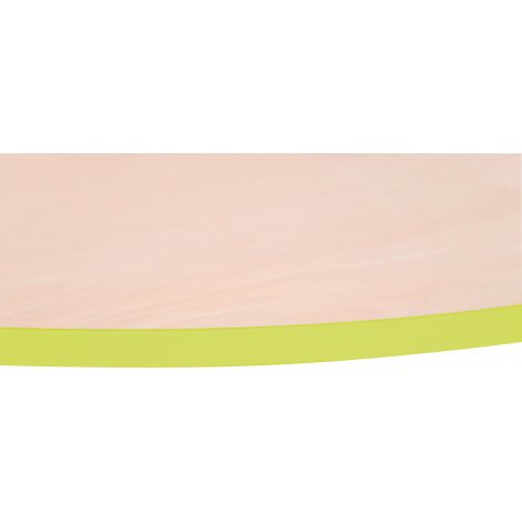Blat masă artar Quadro, cu cant verde, Moje Bambino - imagine 3