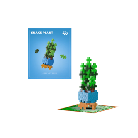 Set Plus-Plus Plante Sansevieria - Construcție Creativă - imagine 6