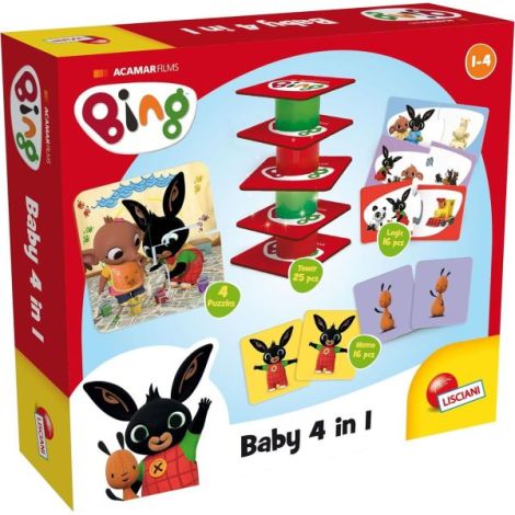 Lisciani Joc Logica 4 in 1 Bing - Educativ