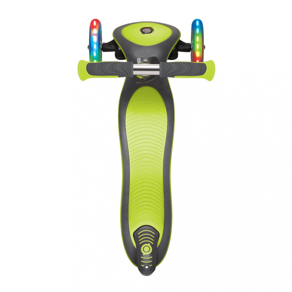 Globber Elite Deluxe Lights Verde | Trotineta Pliabila cu LED - imagine 8