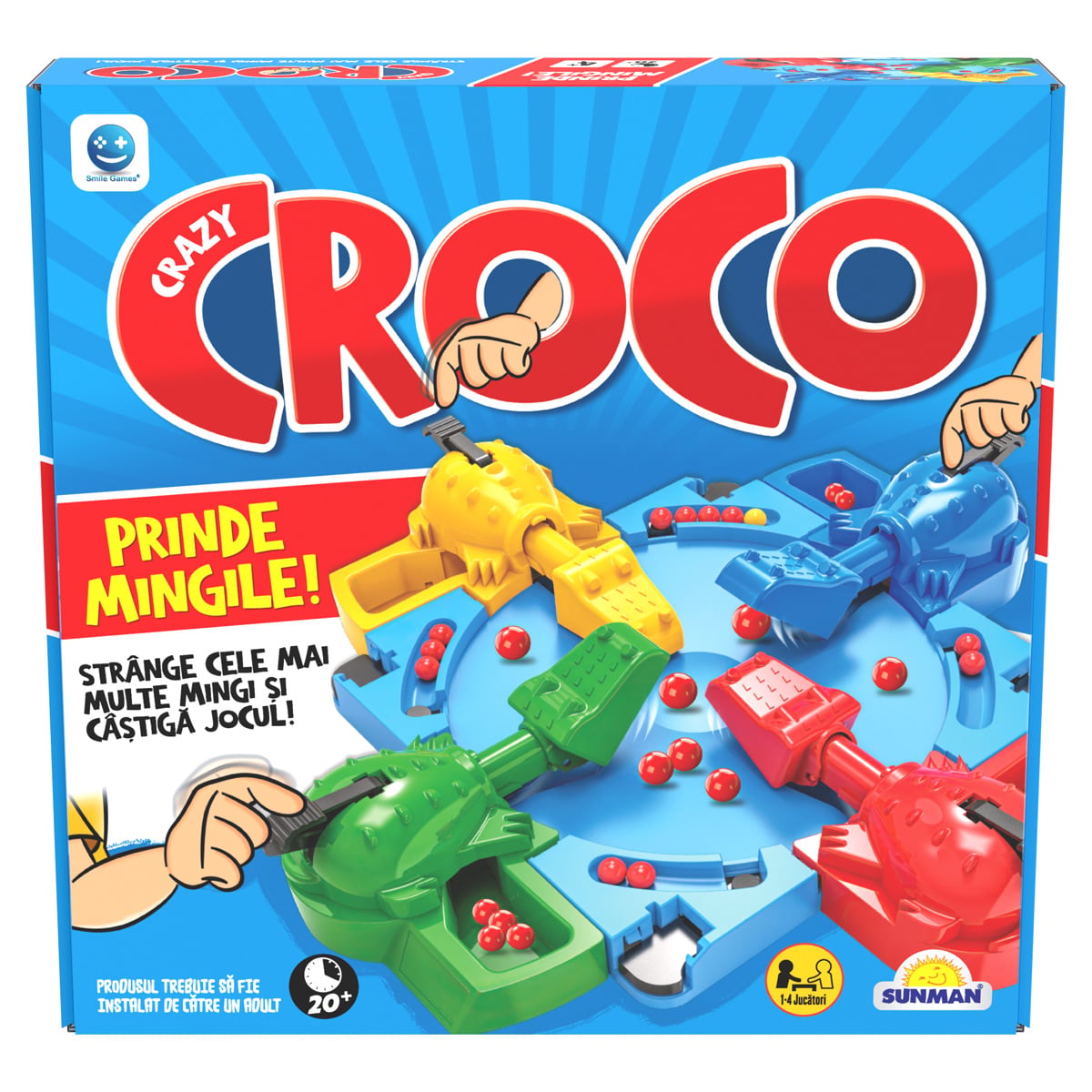 Joc de societate Crazy Croco Smile Games
