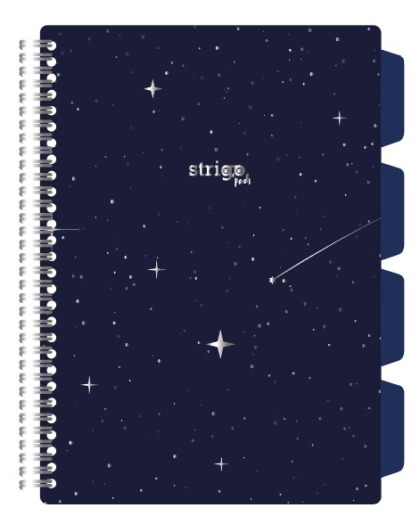 Caiet Matematică Strigo Project Book A4, cu Separatoare