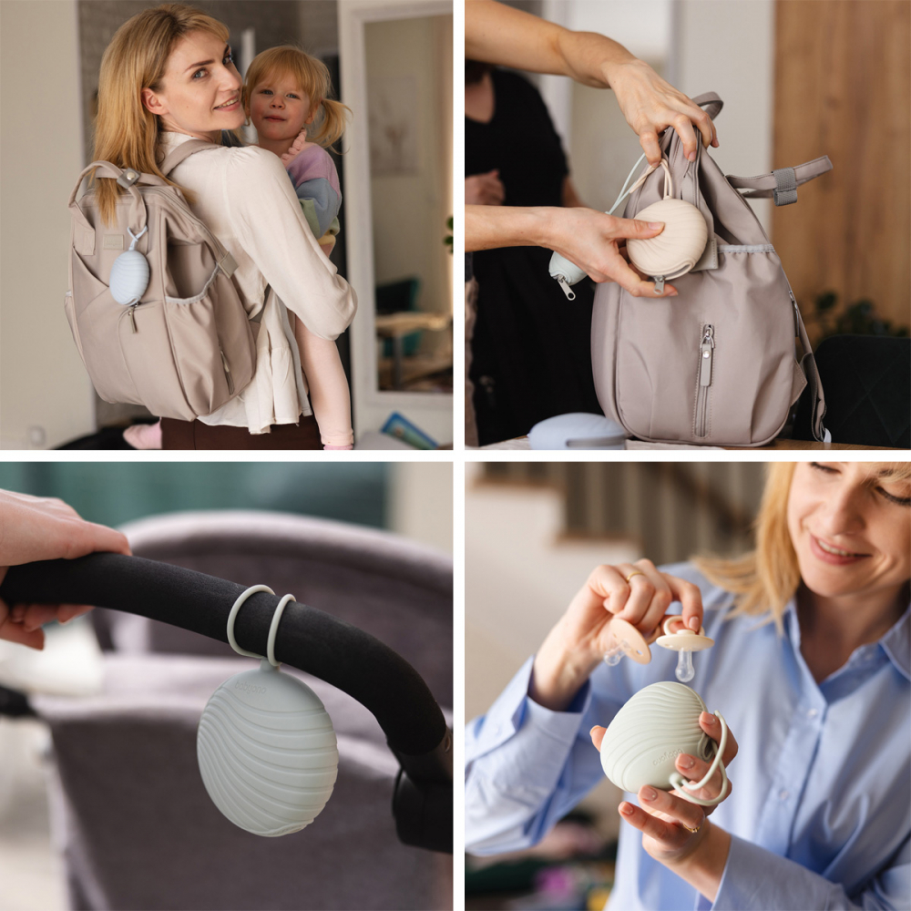 Husa Silicon Suzetă Babyono Roz - Protecție Igienică