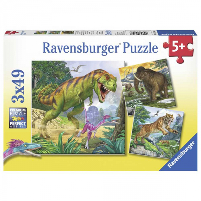 Puzzle Ravensburger Dinozauri - Educativ si Distractiv