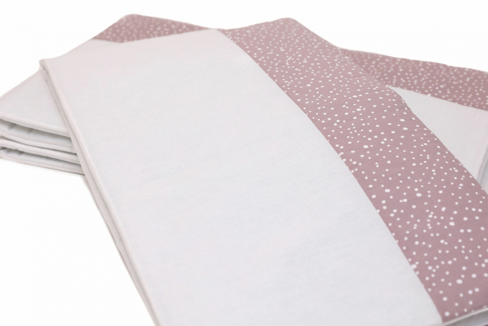 Set protecții patut KidsDecor Marshmellow, 60x120 cm - imagine 2