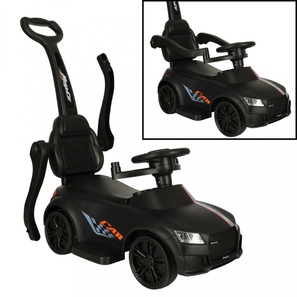 Masinuta Ikonka cu maner si sunete, negru - imagine 10