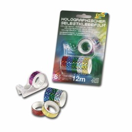 Banda Adezivă Holografică Folia Paper Set 6 Role - imagine 3
