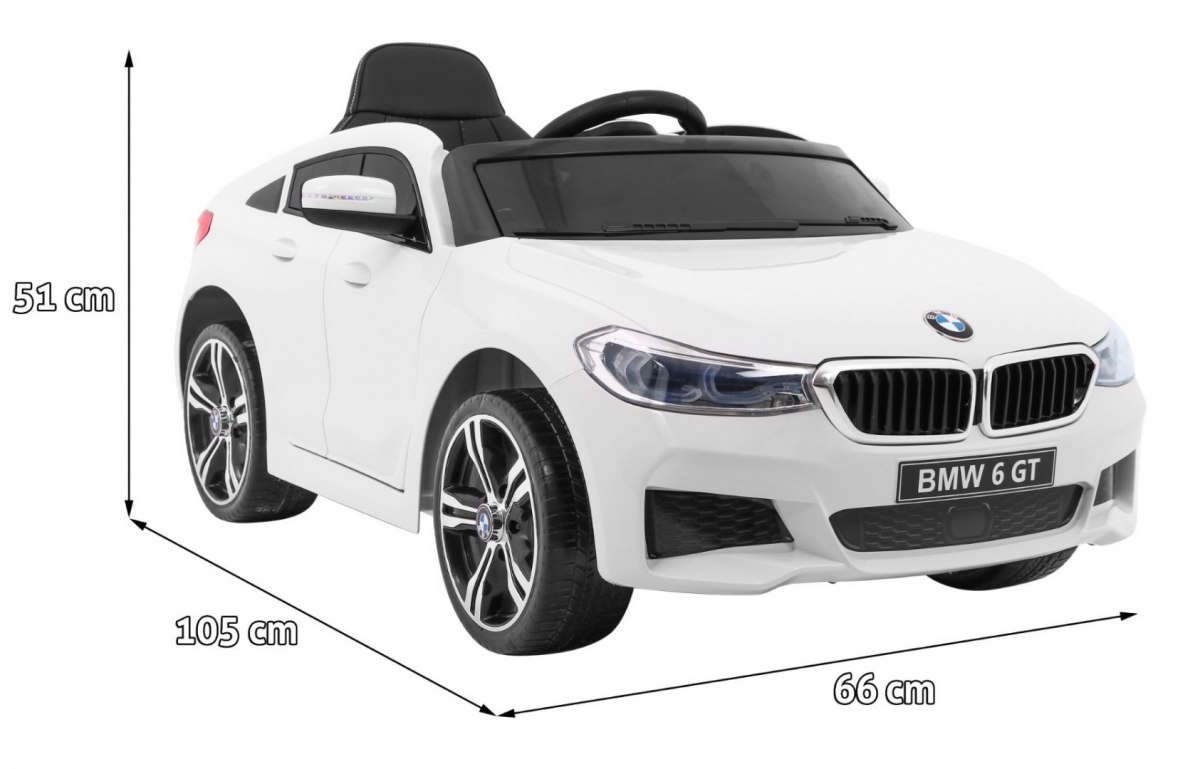 Masinuta Electrica BMW GT 640i Alb | Autokids - imagine 4