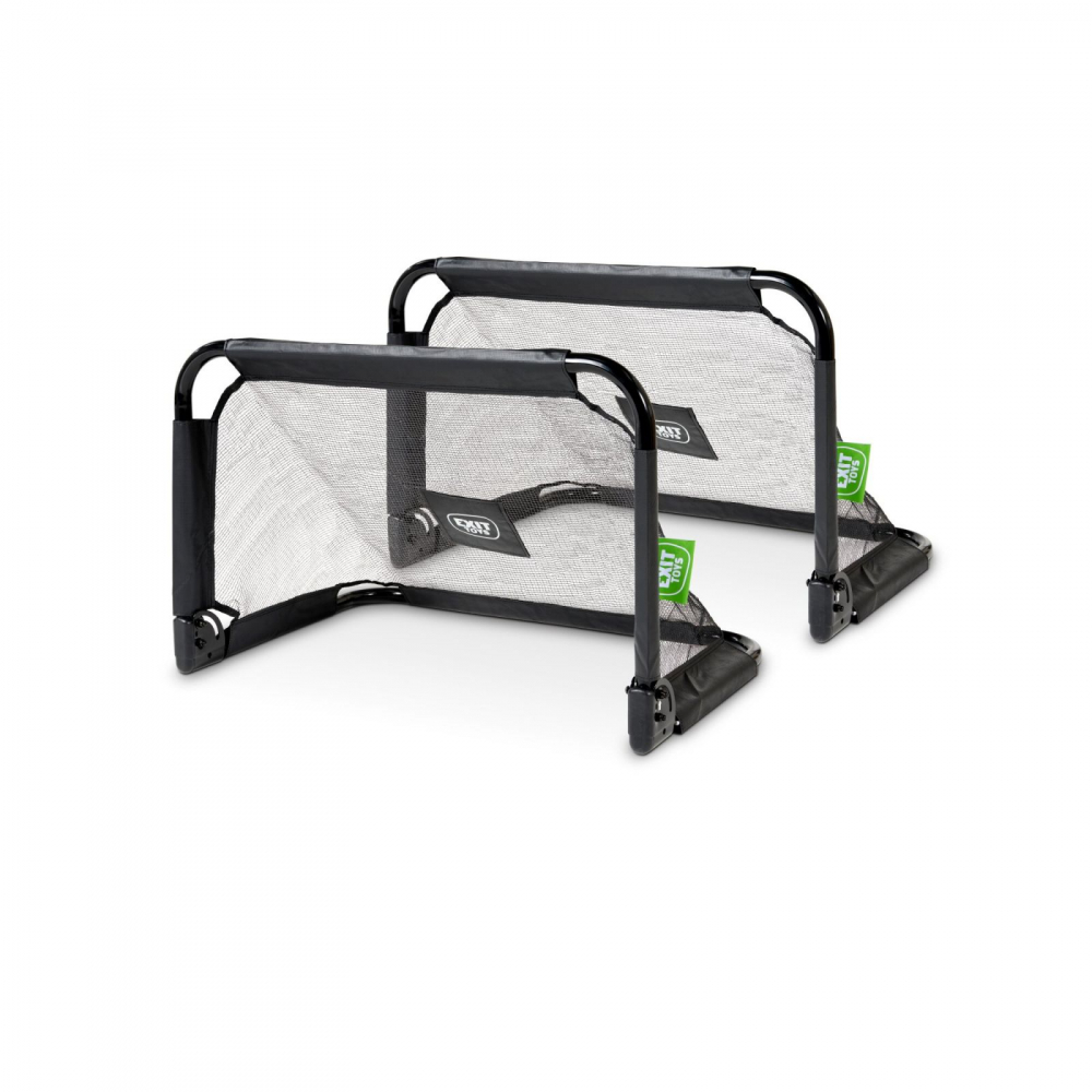Set 2 Porti Fotbal Exit Toys Pico, Otel, Negru - imagine 4
