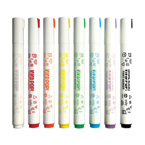 Carioci Vivid Pop! Ooly - 8 Culori Multi-Suprafata - imagine 5