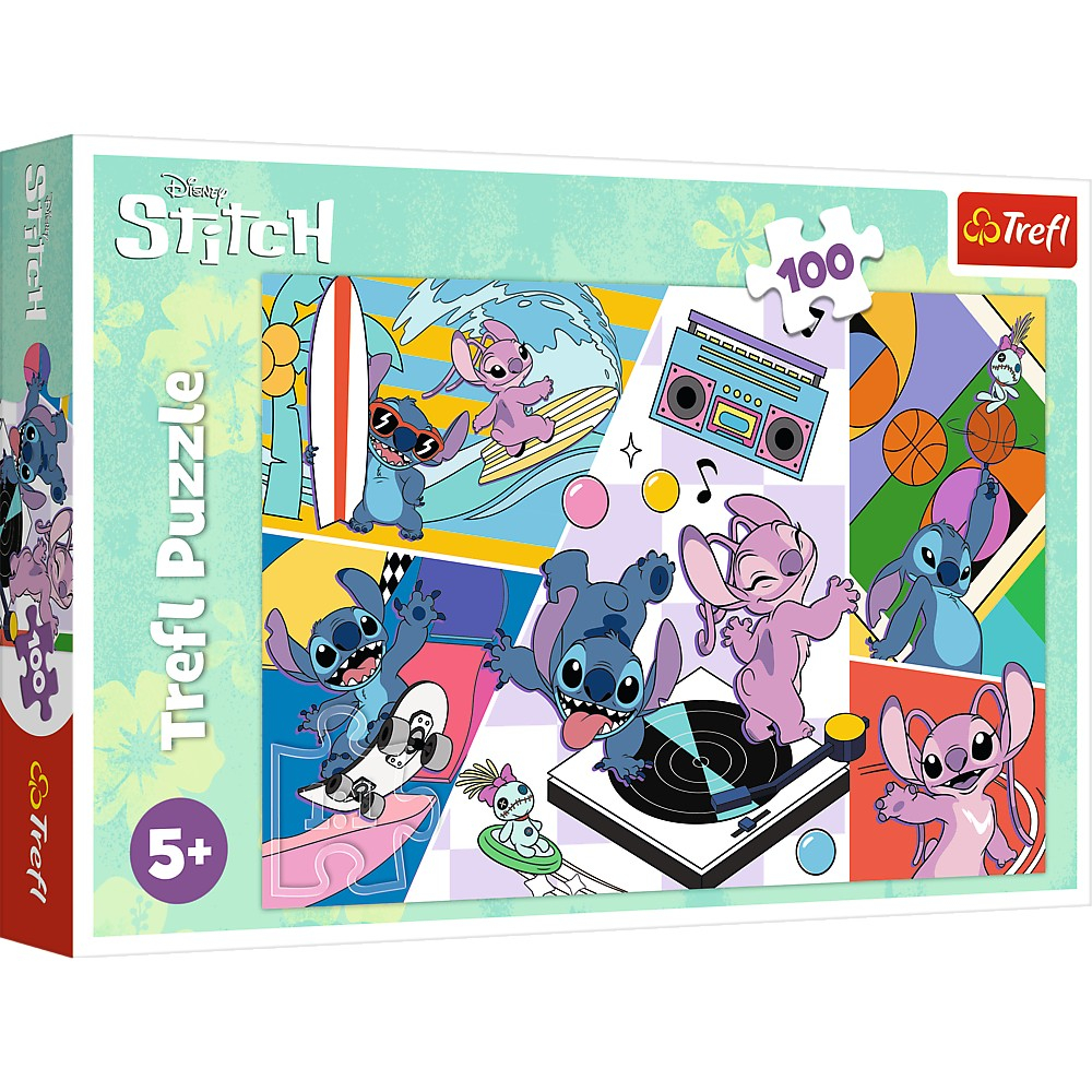 Puzzle Trefl 100 Stitch: Amintirile Lui Stitch
