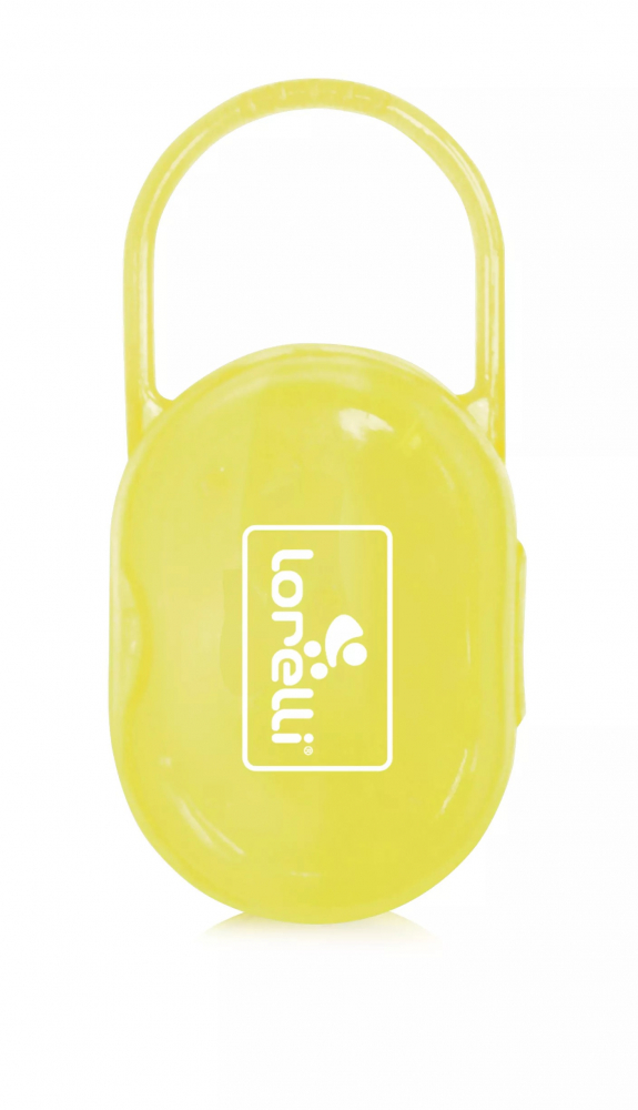 Suport 2 suzete Lorelli Yellow cu mâner