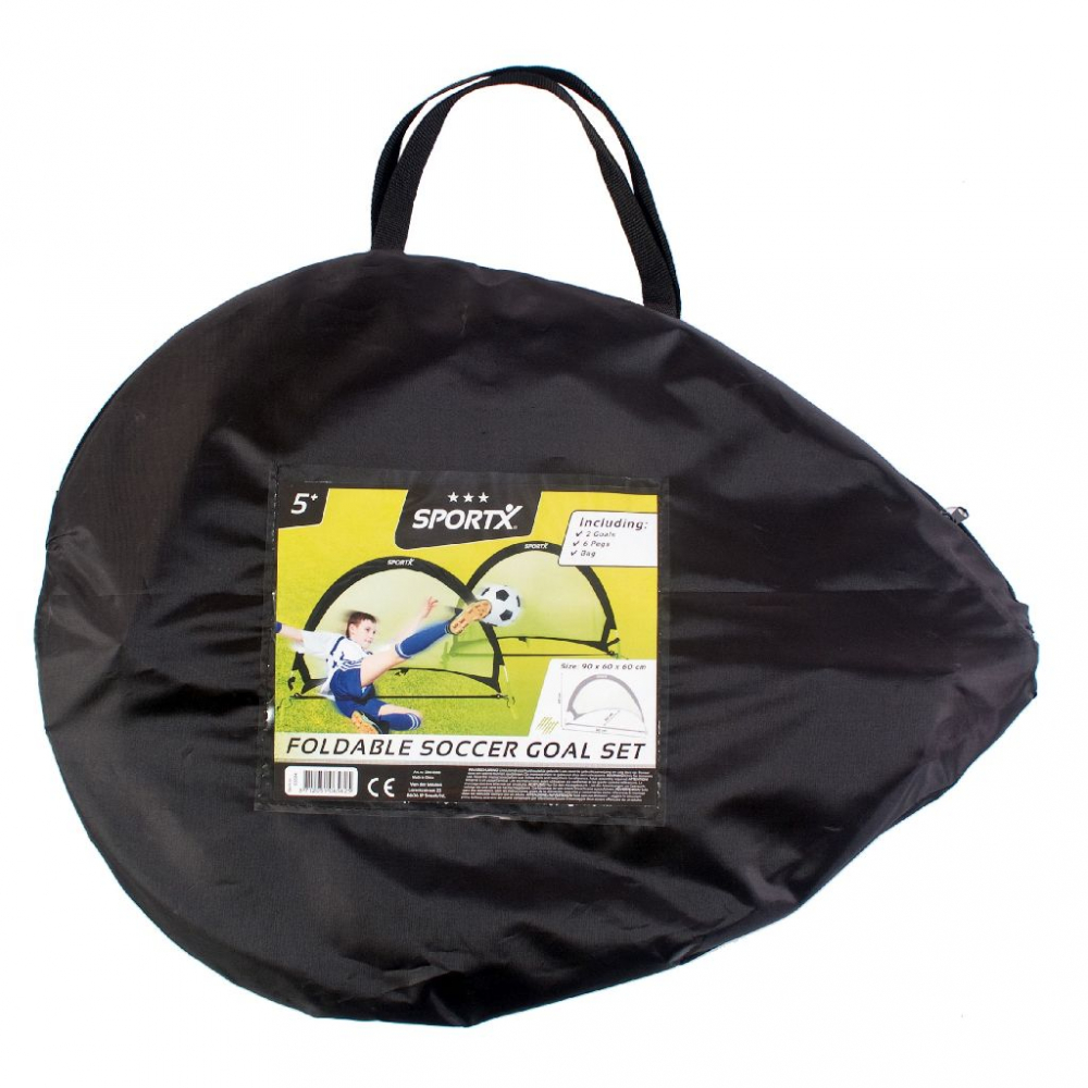 Set 2 Porti Fotbal Pliabile SportX pentru Copii - imagine 3