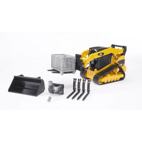 Bruder Încărcator Compact CAT - Jucărie Realistă - imagine 8