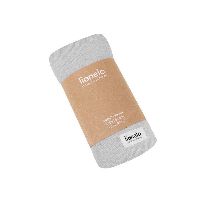 Paturica Bambus Lionelo 120x120 cm Gri