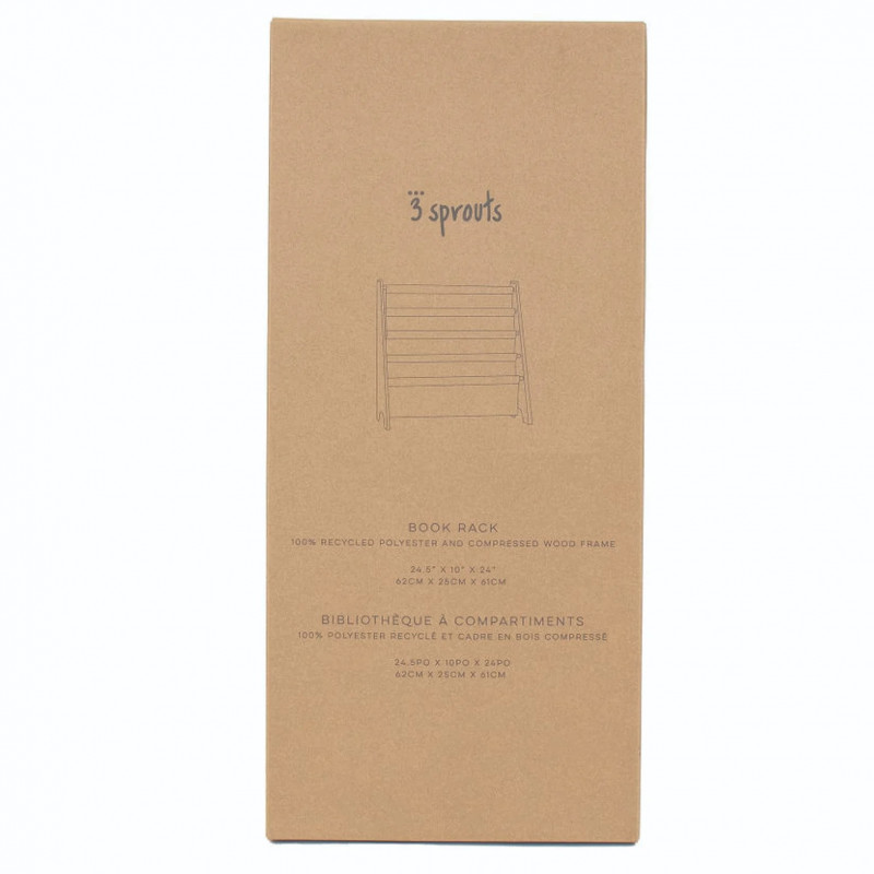 Raft Organizator Cărți 3 Sprouts Terrazzo Clay