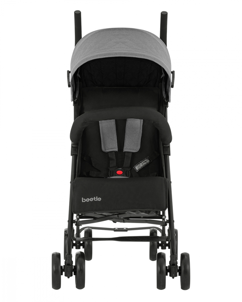 Carucior Sport KikkaBoo Beetle Grey, Pliere Umbrela - imagine 8
