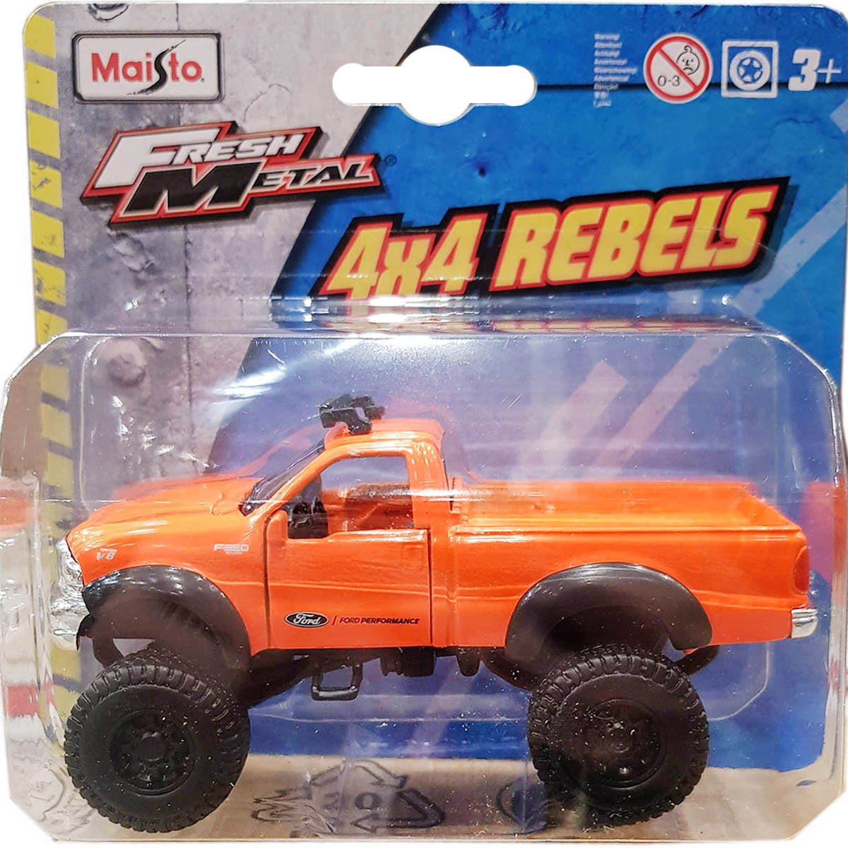Maisto Fresh Metal 4X4 Rebels 11cm Portocaliu