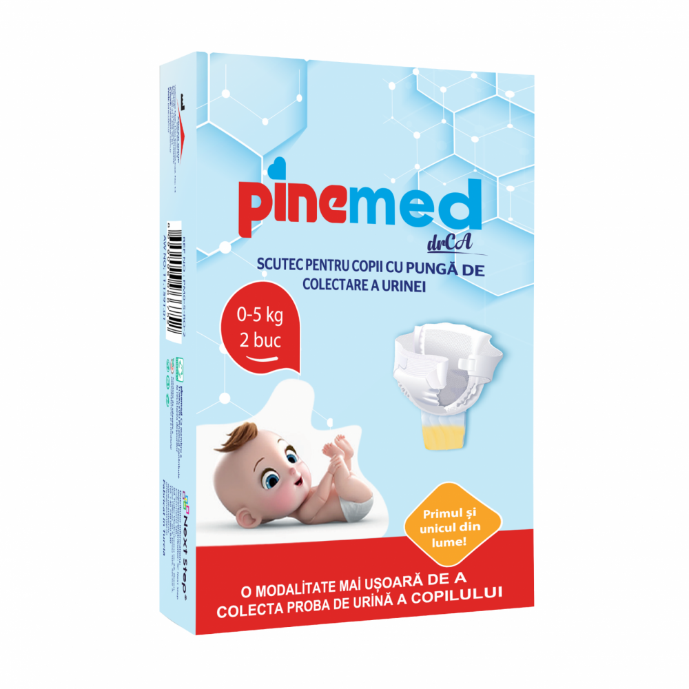 Scutece PineMed cu Pungă Colectare Urină 0-5kg - imagine 4