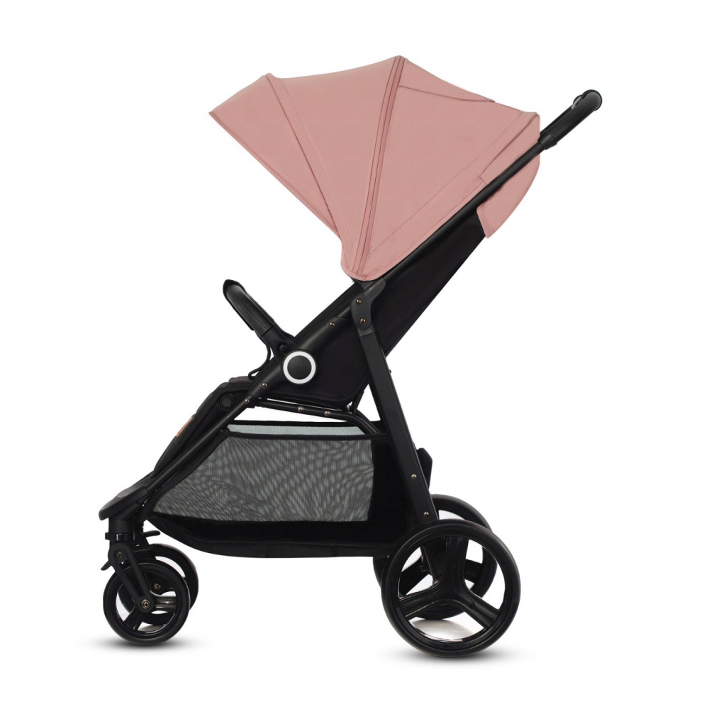 Carucior Kinderkraft Grande Plus Pink - 0-22kg - imagine 2