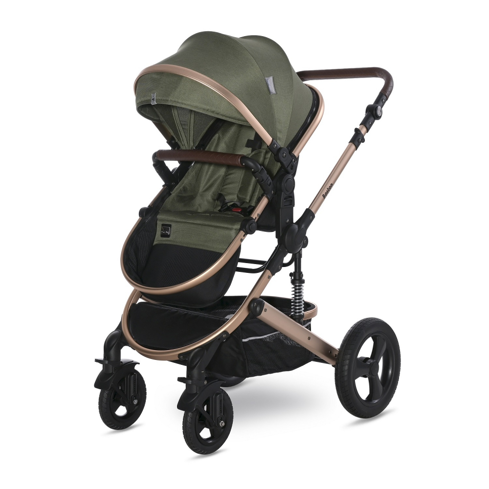 Carucior Lorelli Boston 3-in-1, Loden Green, Pana la 22kg