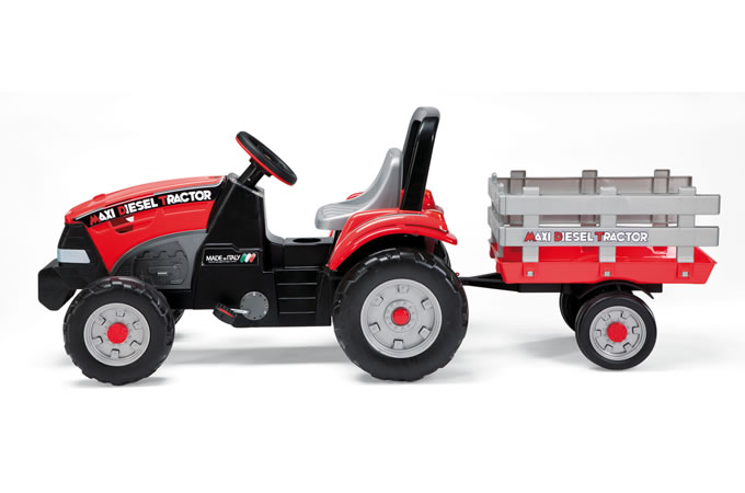 Tractor Maxi Diesel cu remorcă Peg Perego - imagine 2