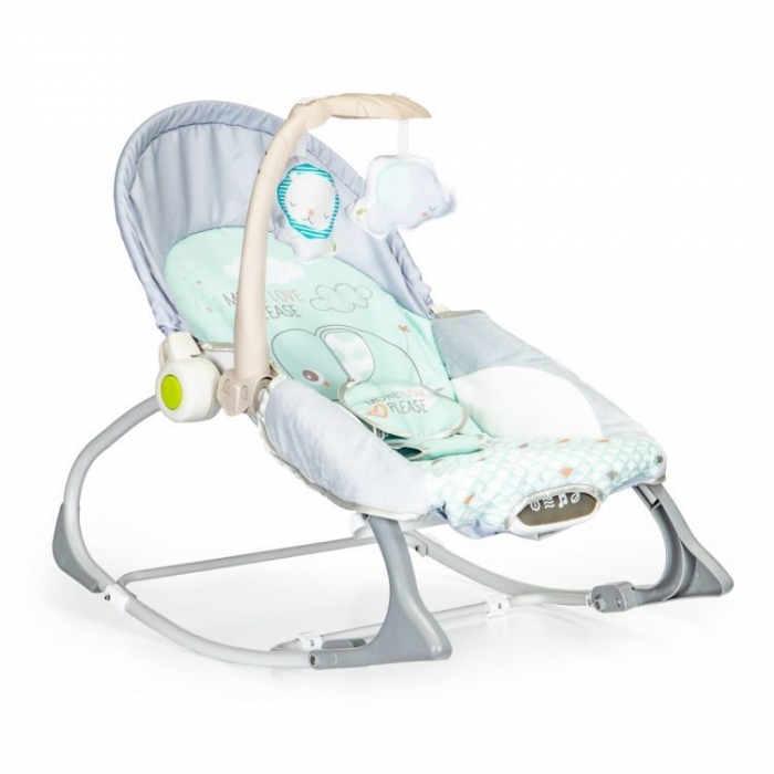 Balansoar 3 in 1 Ecotoys Elefant cu Vibrații - imagine 2