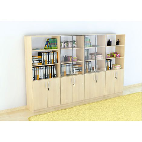 Set Expo 9 Moje Bambino - Mobilier școlar mesteacan