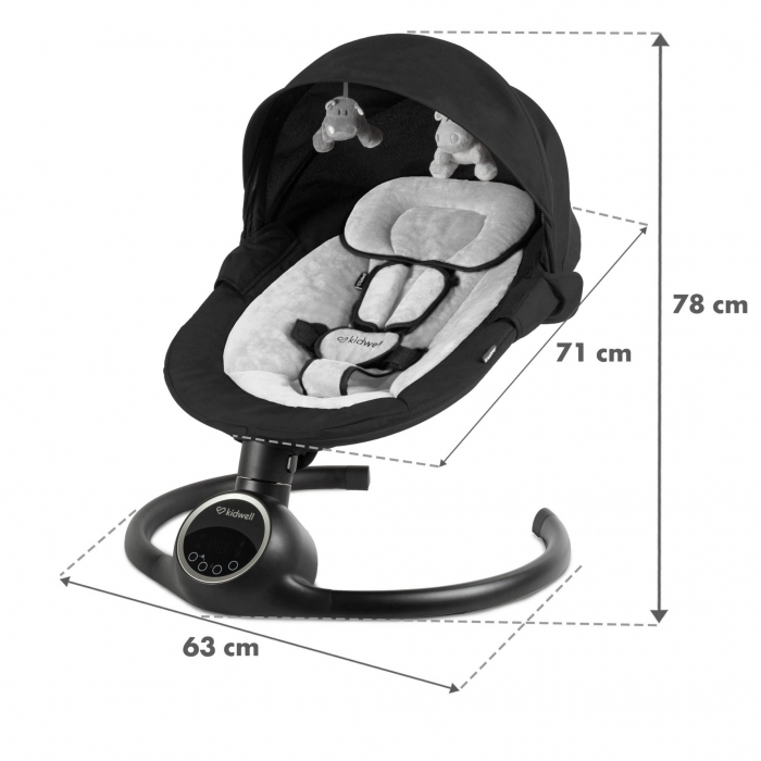 Leagan Electric Kidwell Reve 2-in-1 Black/Silver - imagine 3