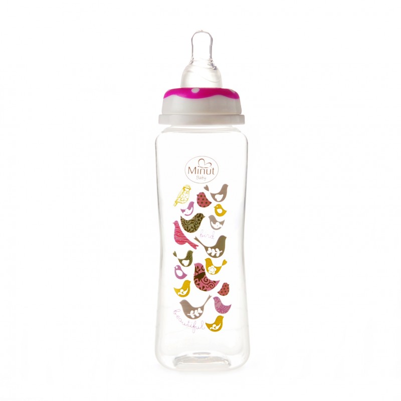 Biberon Minut Baby 250ml 3+ Roz