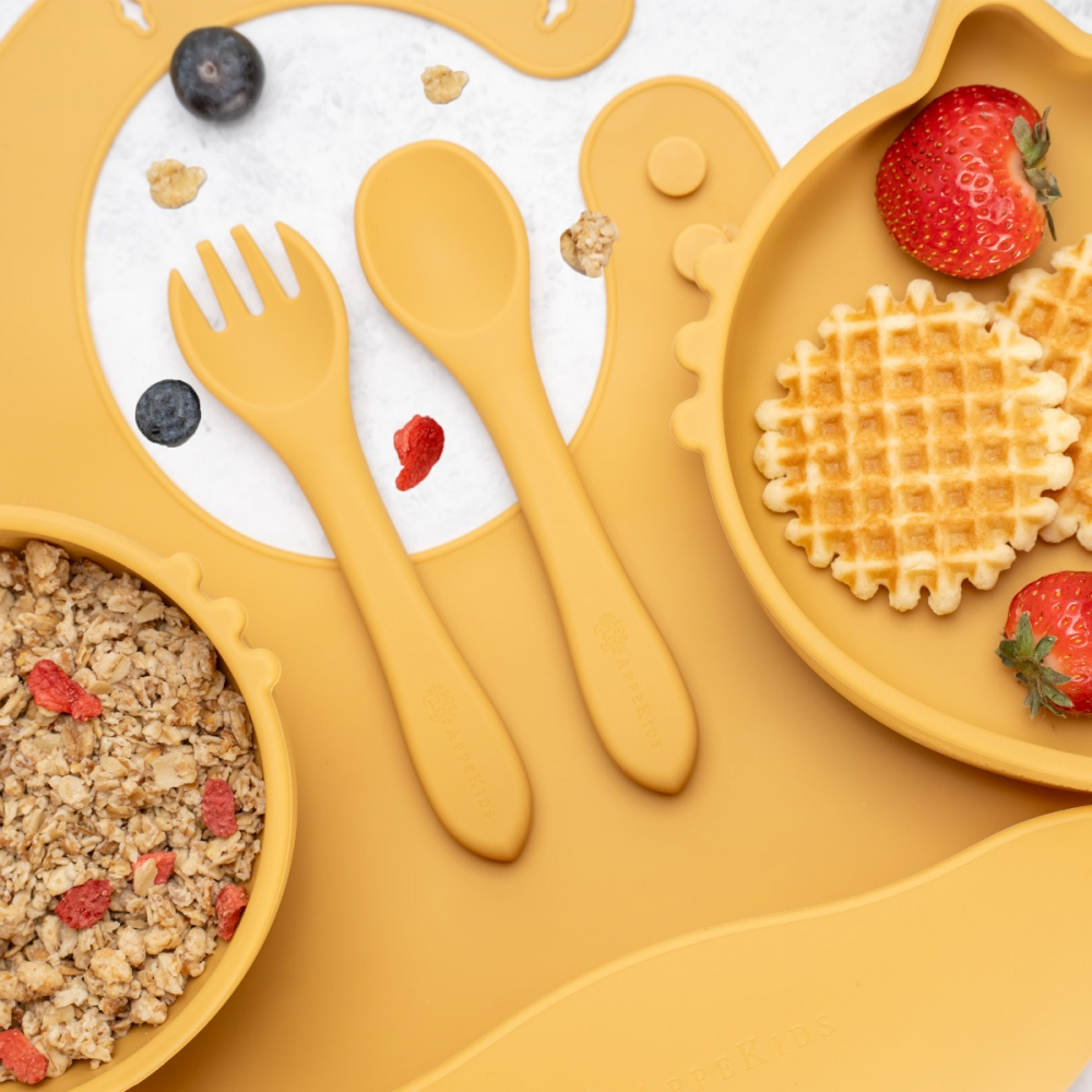Set Diversificare AppeKids 5 Piese, Silicon - imagine 5