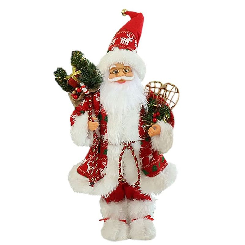 Figurină Moș Crăciun Procart 30cm - Decorațiune Festivă - imagine 10