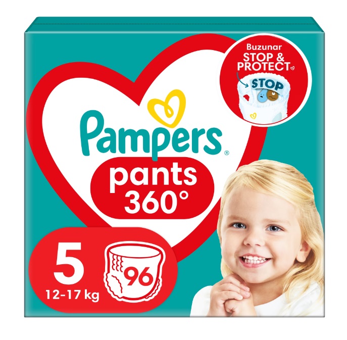 Pampers Pants Mega Box M5 96buc Anti-Scurgere - imagine 9