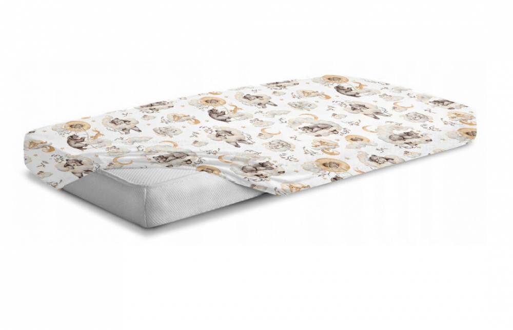 Cearceaf BabyMam 100% Bumbac 120x60 cm