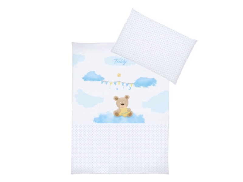 Lenjerie Pat 3 Piese Klups Teddy Blue - imagine 2