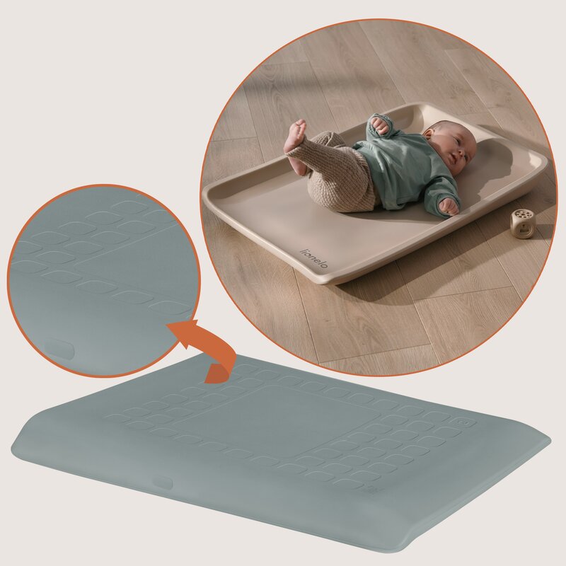 Saltea înfășat Lionelo Megs Gri | Impermeabilă - imagine 2